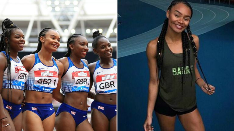 Imani Lansiqot will run in the relay and individual 100m in Germany
