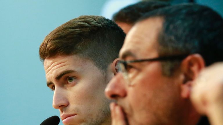 Jorginho looks set to follow Maurizio Sarri to Chelsea