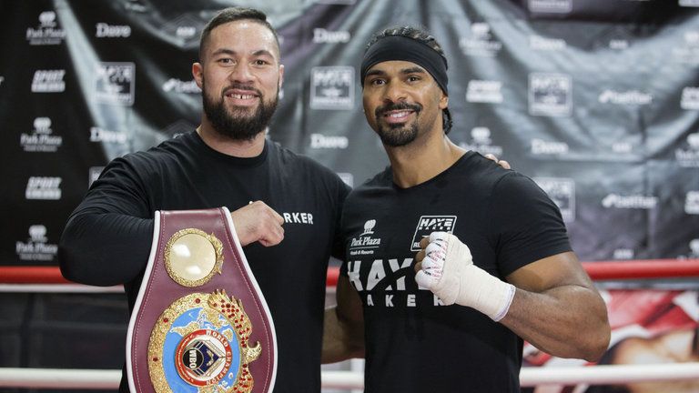 David Haye is set to help Joseph Parker's preparations for Dillian Whyte