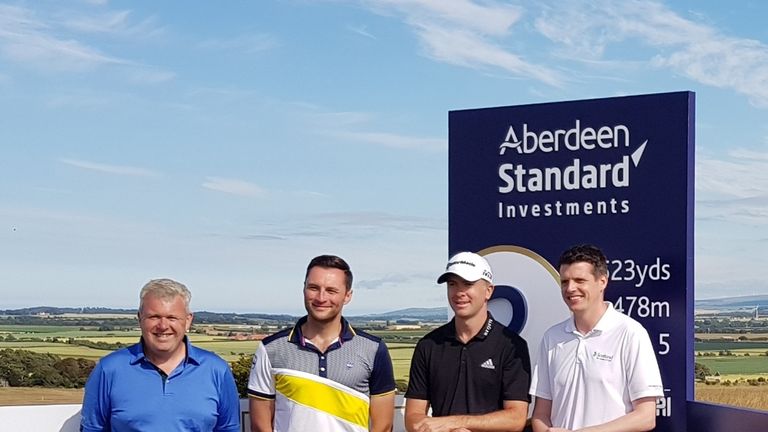 Josh made his Pro-Am debut at Gullane