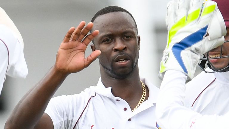 Windies paceman took 5-8 on day one against Bangladesh