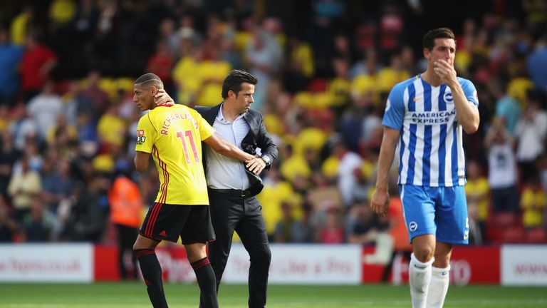 Richarlison played under Marco Silva at Watford
