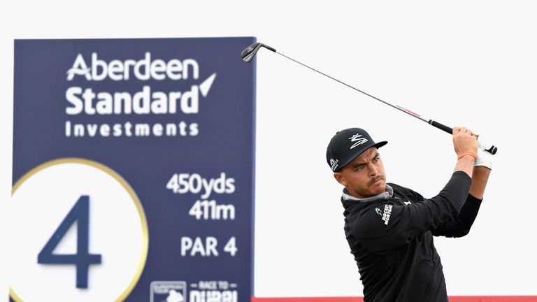Rickie Fowler opened with a superb 64 at Gullane