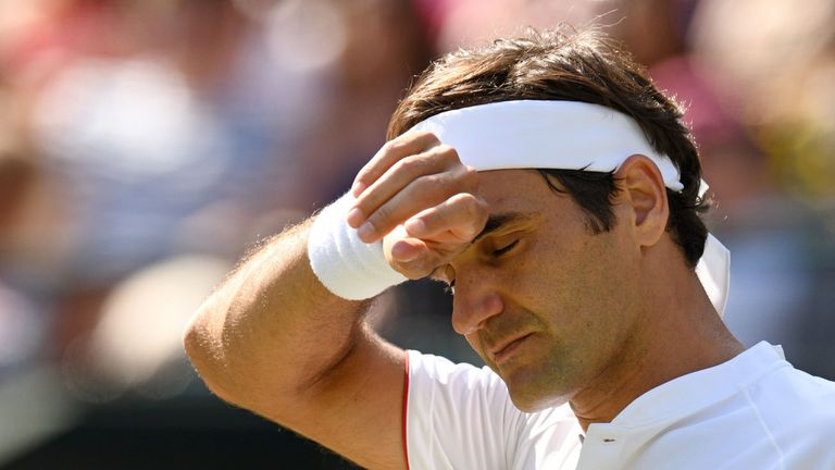 Roger Federer was stunned by Kevin Anderson in the Wimbledon quarter-finals