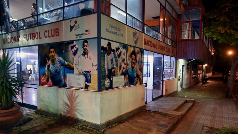   Nacional Futbol Club in Salto, first team of Luis Suarez and Edinson Cavani 