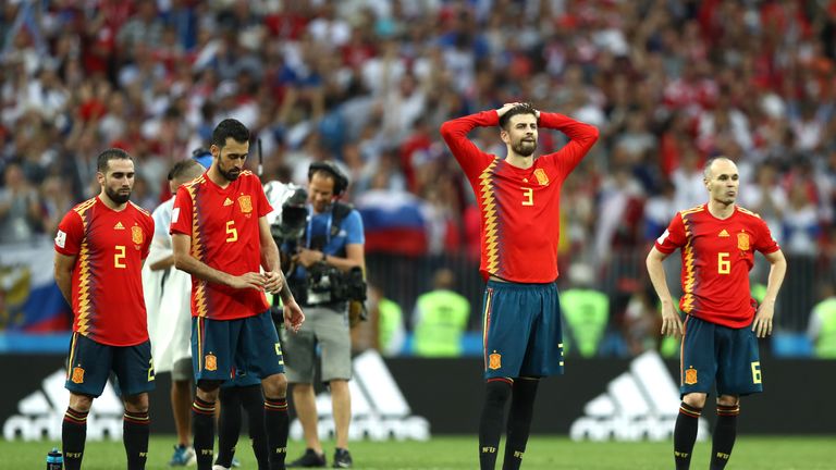 Spain were defeated by Russia on penalties in the last 16 [스카이 스포츠] 점유율 축구의 끝?