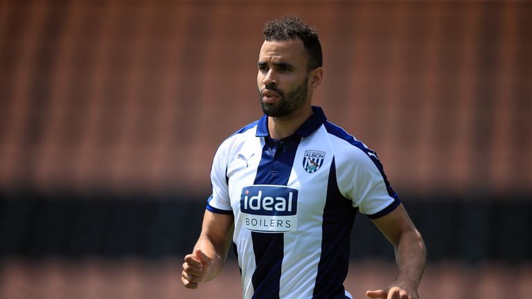 West Brom striker Hal Robson-Kanu