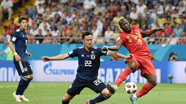 Maya Yoshida kept Romelu Lukaku at bay but his side fell to defeat