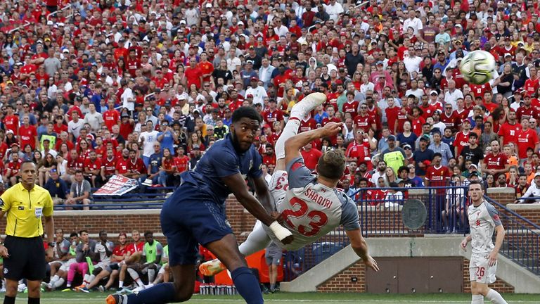   Xherdan Shaqiri scored a superb goal in Liverpool's victory 