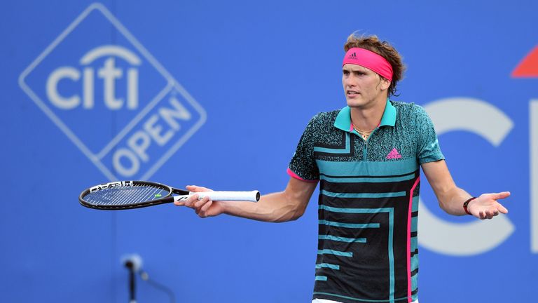 Alexander Zverev was upset with the quality of tennis on show during his loss to Stefanos Tsitsipas