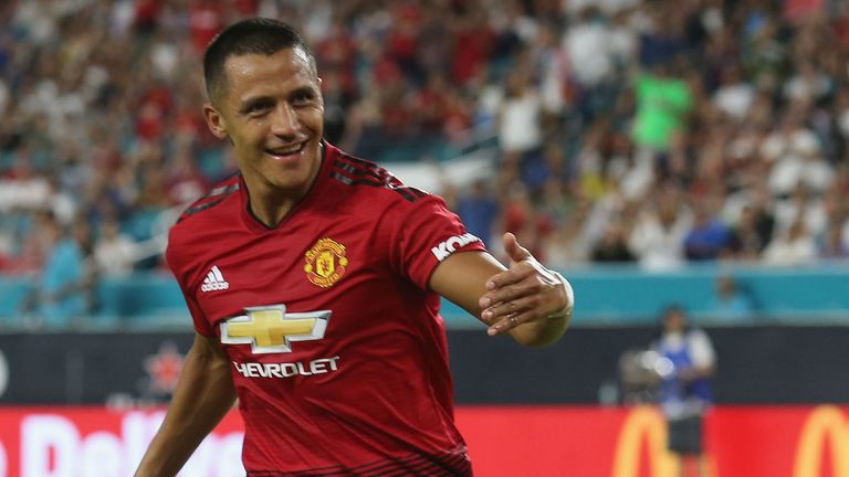 Alexis Sanchez will hope to get Manchester United off to a winning start