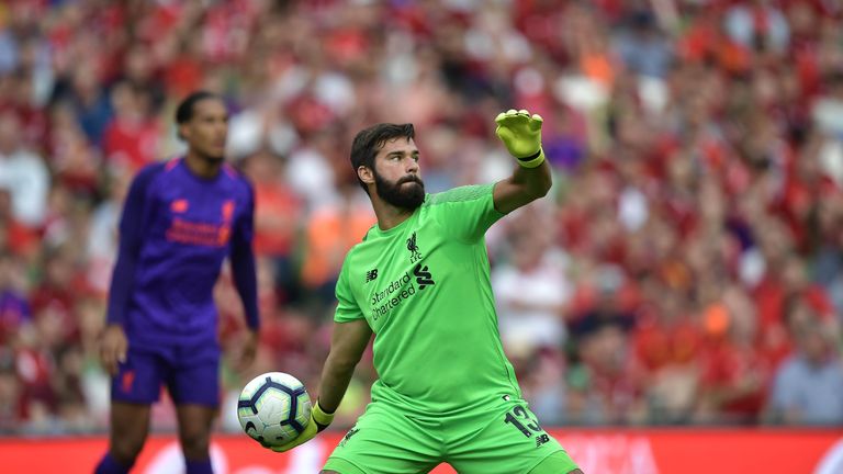 Alisson Becker joined Liverpool from Italian side Roma