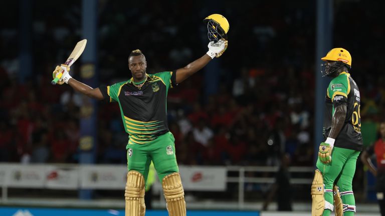 Russell takes hat-trick & hits ton in win Russell takes hat-trick & hits ton in win