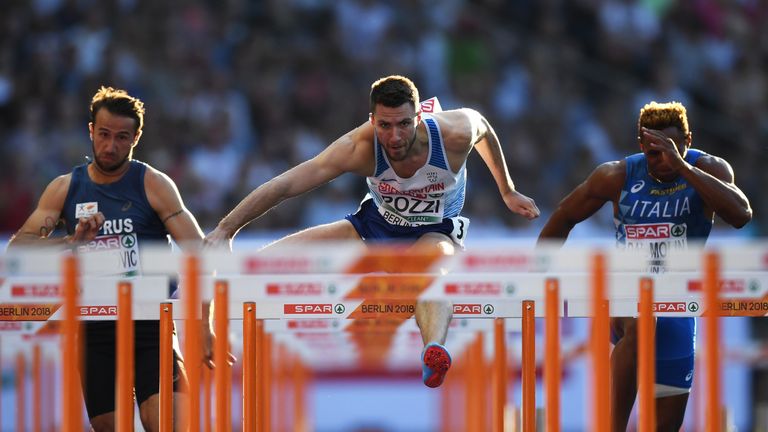 Andrew Pozzi couldn't transfer his form into the final on Friday