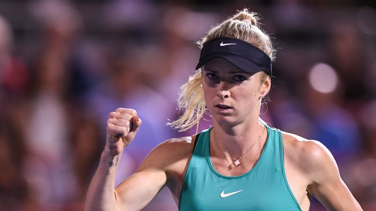 Elina Svitolina continued her run of form in Montreal