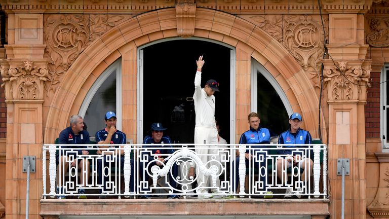 Joe Root allowed England to bat for 7.1 overs on Sunday morning before declaring