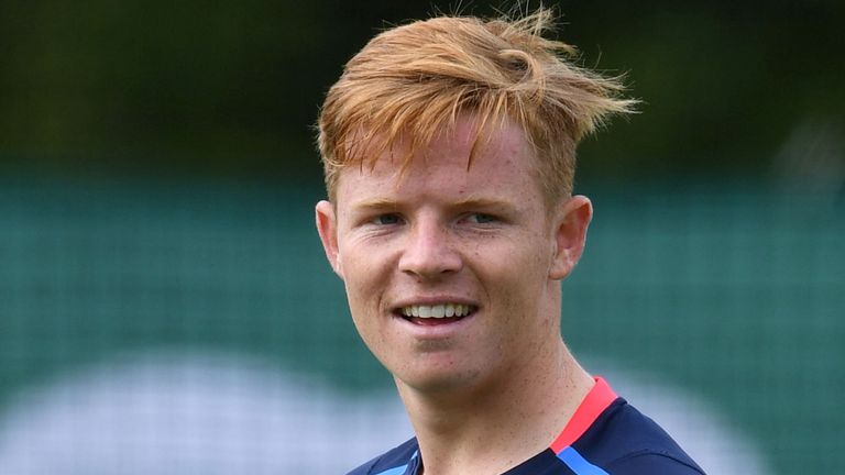Ollie Pope at England nets ahead of the second Test against India