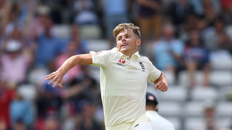 Curran picked up four wickets in India's first knock at Edgbaston
