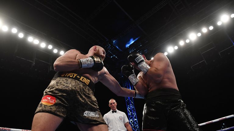 Fury comfortably beat Francesco Pianeta to set up the title fight with Wilder