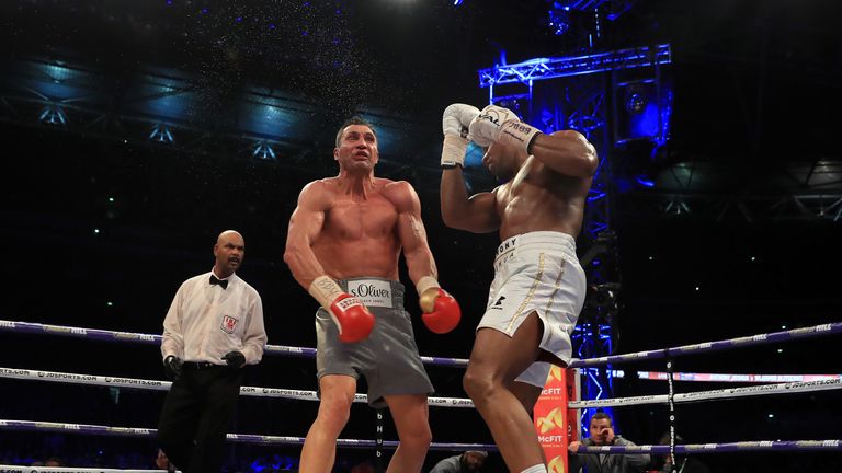 USA's David Fields refereed Joshua vs Klitschko