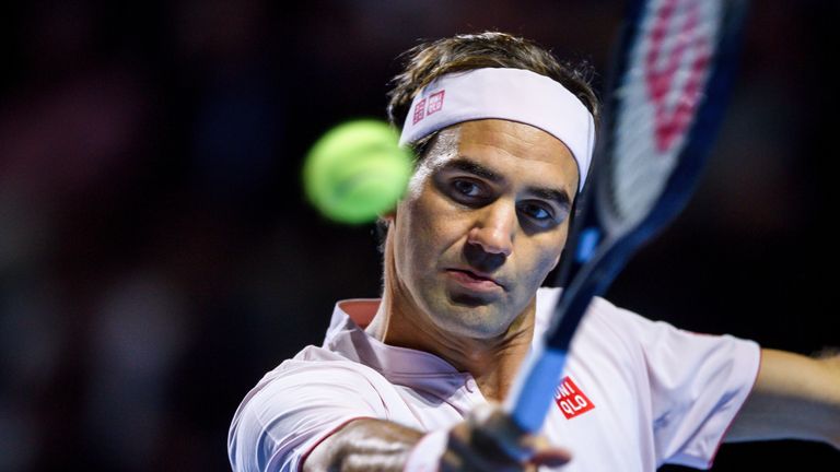 Roger Federer could win his 99th Tour level title on Sunday