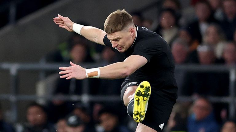 Jordie Barrett landed two conversions and a penalty off the tee in the Test 
