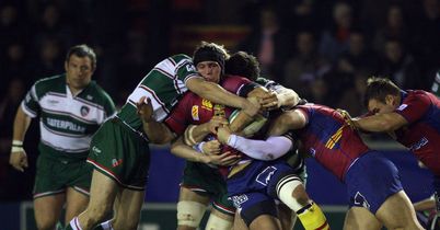 Strong defence: Leicester