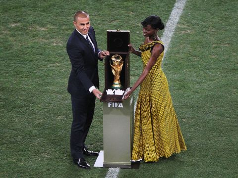 Image of Cannavaro: Forced to retire because of a chronic knee injury