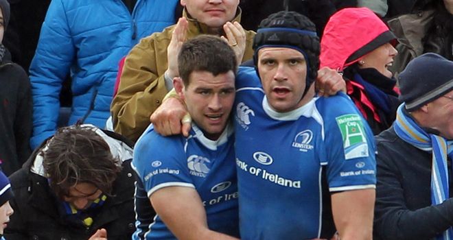 Fergus McFadden (L): Replacing Brian O&#39;Driscoll at No.13