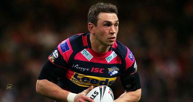 Sinfield: kicked five goals for Rhinos
