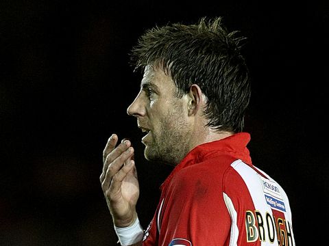 Image of Broughton: Hoping to secure a deal in the Football League next season after leaving Lincoln