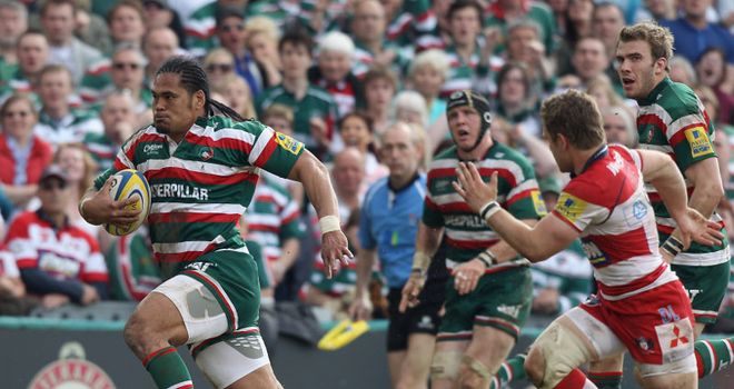 Alesana Tuilagi: hat-trick of tries for Leicester