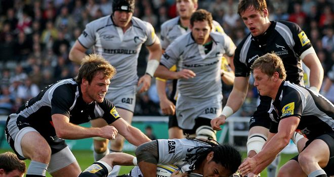 Alesana Tuilagi scores for Leicester