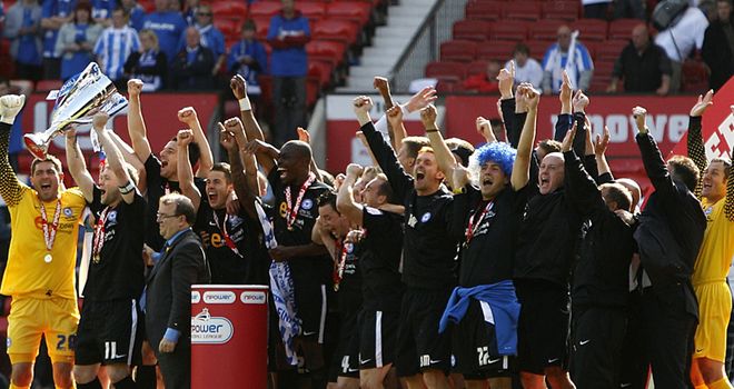 Peterborough: Celebrate their victory
