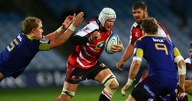 Van Heerden scored in the dying seconds to clinch victory for the Lions