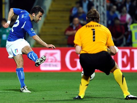 Image of Rossi: Is a doubt for Italy's Euro 2012 qualifier against Serbia due to a knee injury