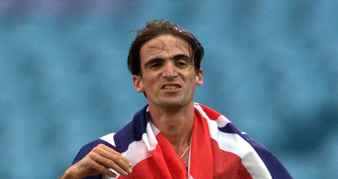 Thatcher celebrates another gold medal in Sydney 2000