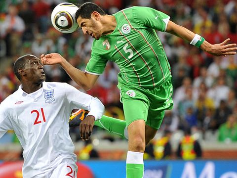 Image of Rafik Halliche: The powerful Algerian centre-back could be on his way out of Fulham