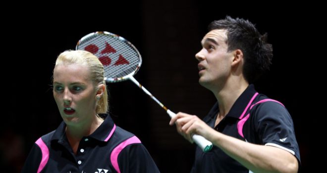 Chris Adcock and Imogen Bankier: Toppled the world champions