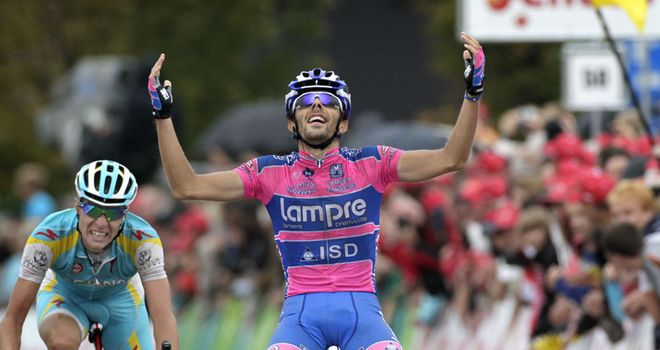 Bono: Part of the three-man break and eventually netted the stage victory