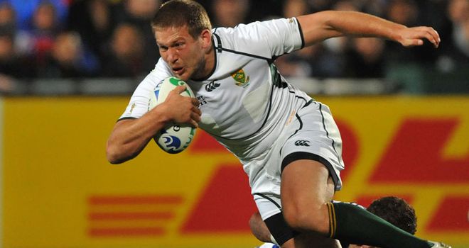 Frans Steyn: Returns to action for Racing Metro