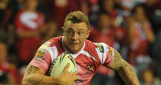 Charnley: would have had four tries had Harrison Hansen not been penalised for obstruction