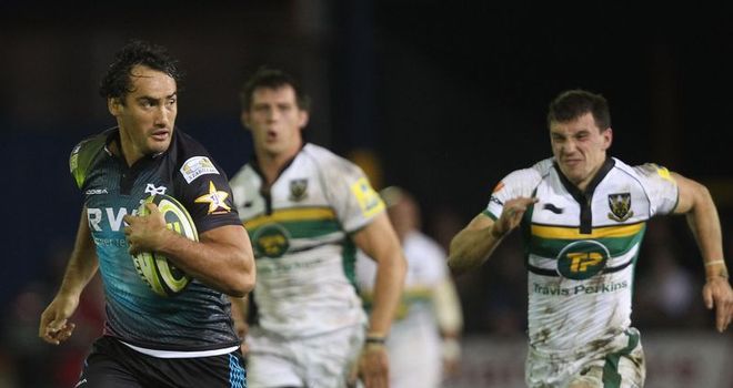 Sonny Parker: Try-scorer for Ospreys