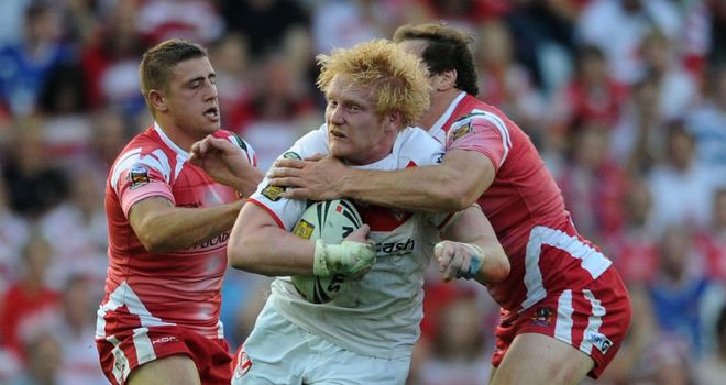 Graham: led from the front for Saints in a pulsating derby