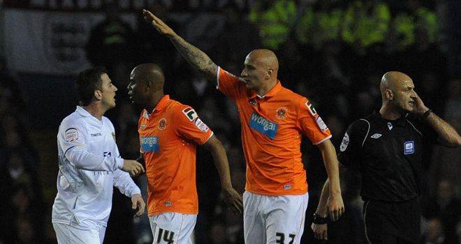 Shelvey: Hit a hat-trick for Blackpool at Elland Road