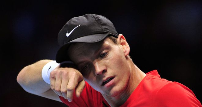 Tomas Berdych: Tops Group A, meaning he will face Jo-Wilfried Tsonga on Saturday
