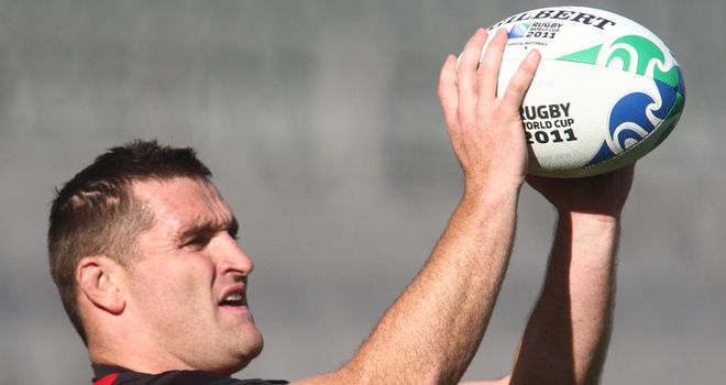 Huw Bennett: Ready to fight for his shirt against Australia