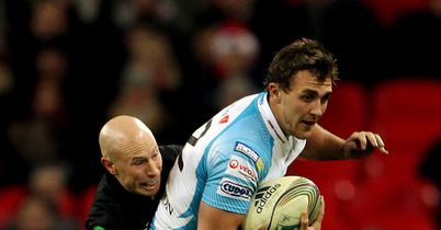 Ashley Beck: two tries in victory over Treviso