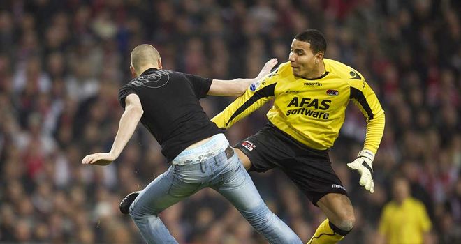 Esteban Alvarado: Retaliated after being attacked by fan as Dutch Cup game descended into chaos