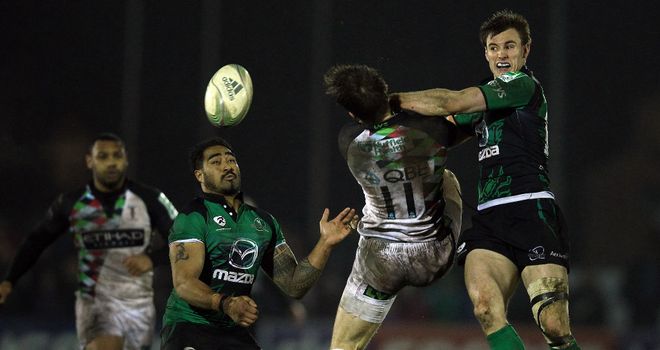 Fetu&#39;u Vainikolo: Ran in two tries as Connacht beat Newport Gwent Dragons